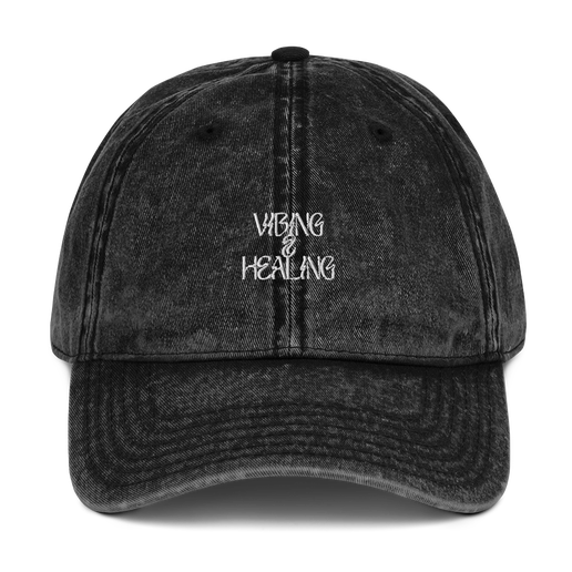 Vibing & Healing Vintage Cap