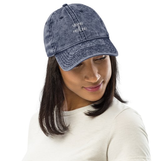 Vibing & Healing Vintage Cap